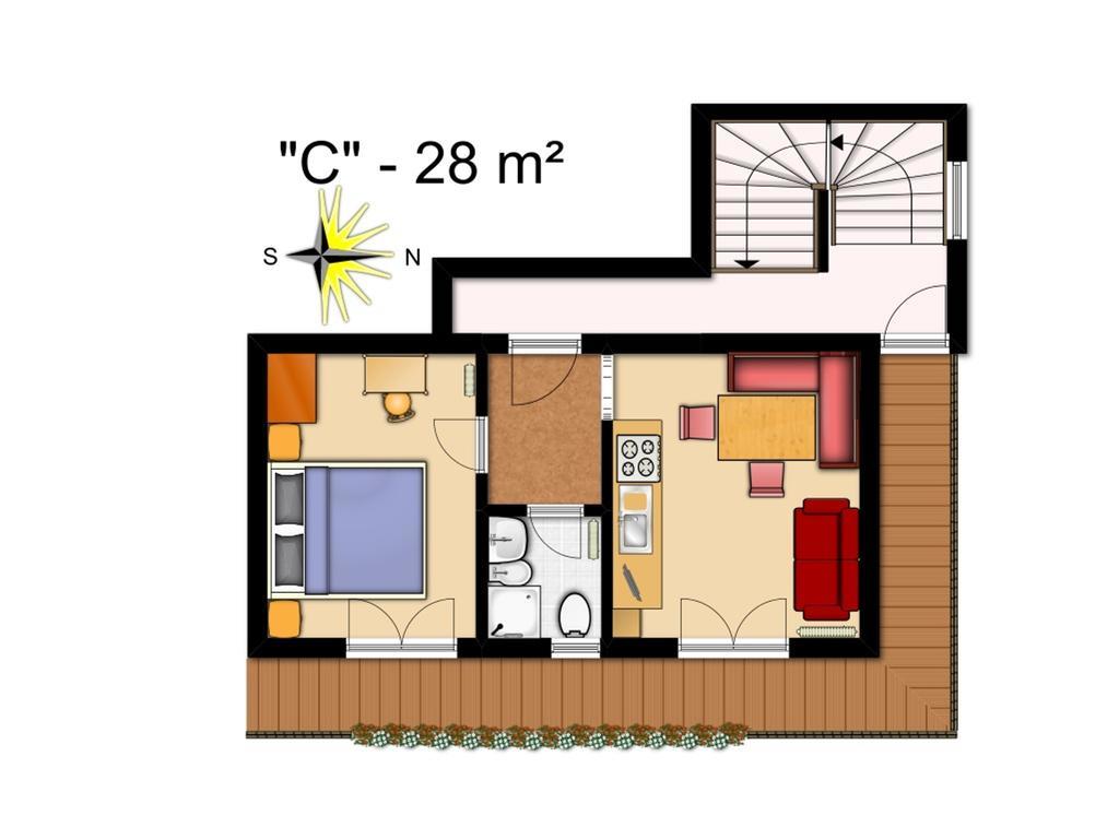 Apartamento Ciasa Col Cuch La Villa  Exterior foto